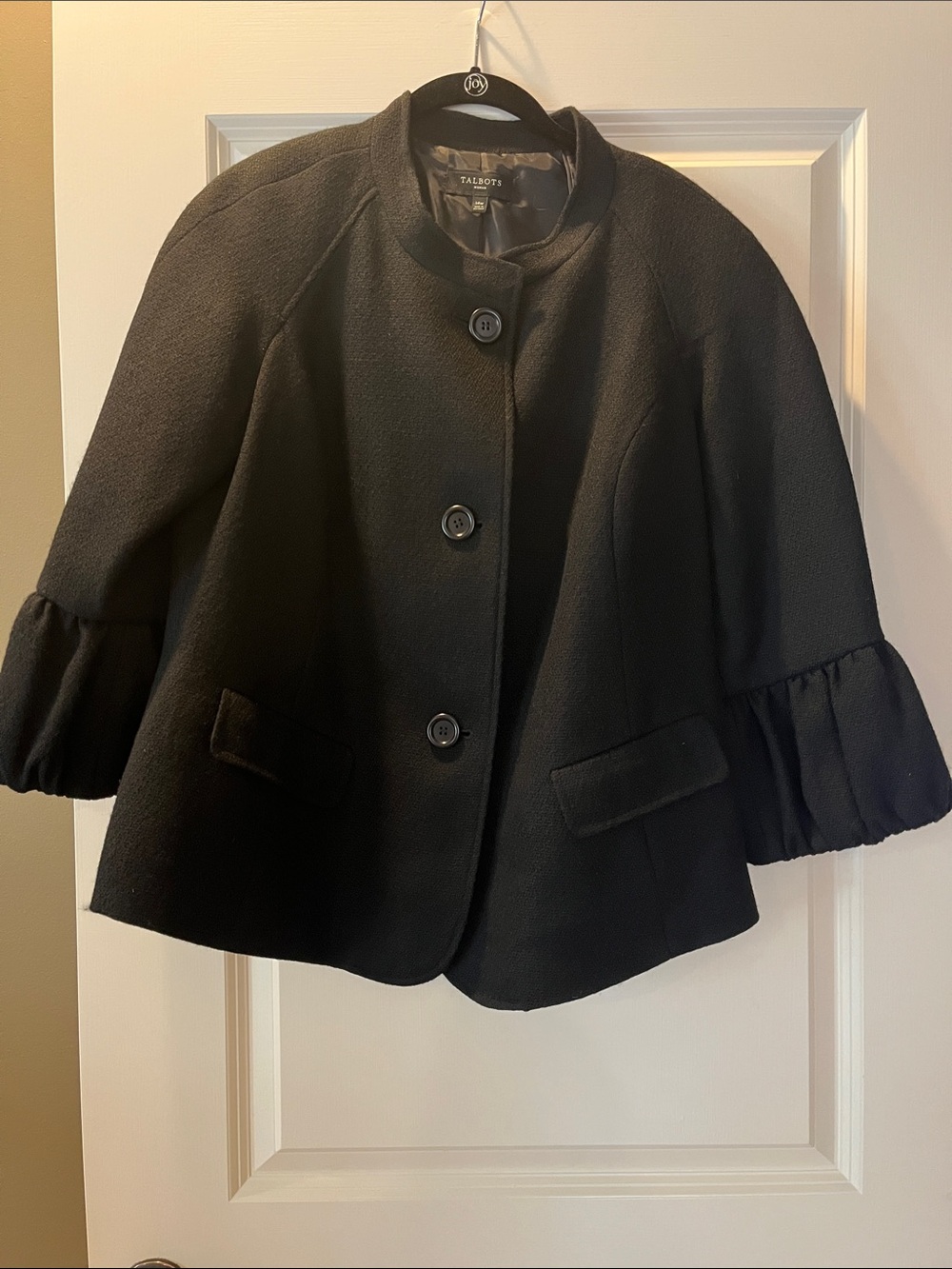 Talbots Women’s Jacket with Gathered Sleeves